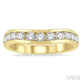 .75CT RD DM 'V' BAND YG 14K@11-H*